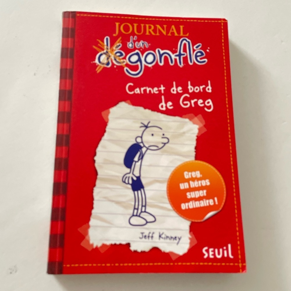 Journal d'un dégonflé - Tome 1 - Carnet de bord de Greg Heffley: Hardcover Book